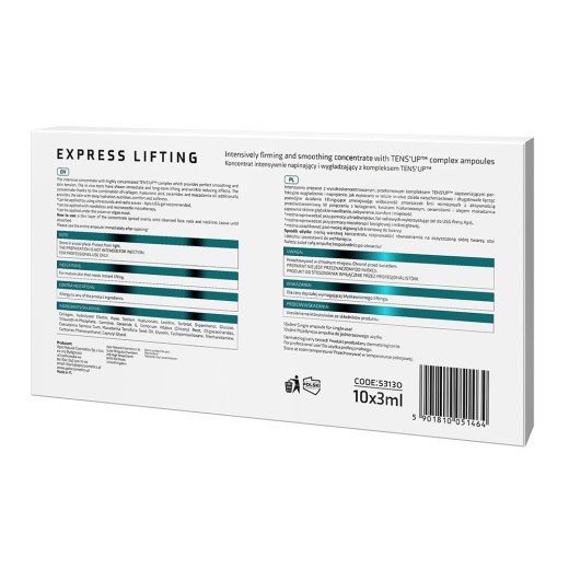Express lifting Koncentrat intensywie napinający z kompleksem Tens UpTM AMPUŁKI