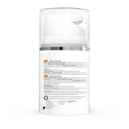 Egzotyczny krem witalizujący tył