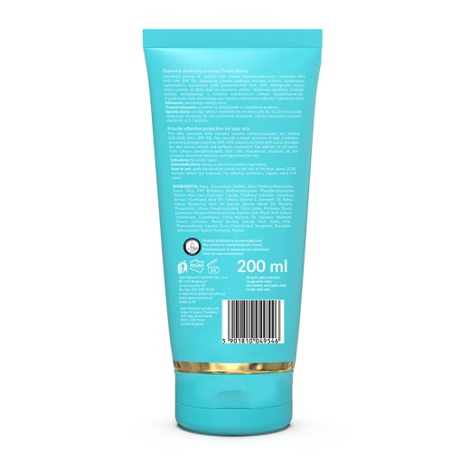 Emulsja do opalania ciała z olejem monoi tył