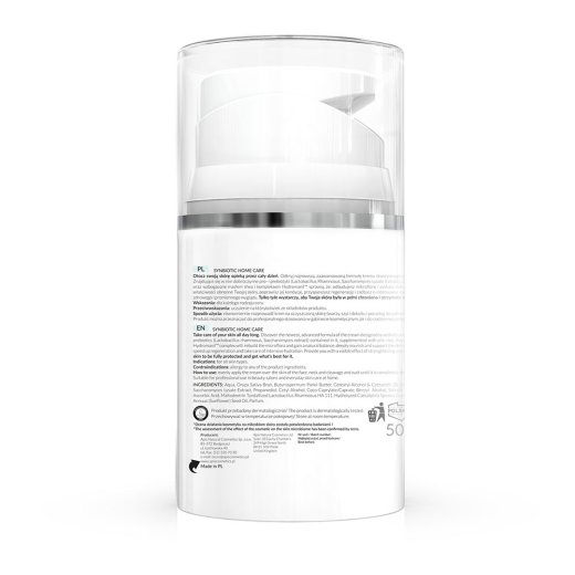 Krem z priobiotykami na dzień tył