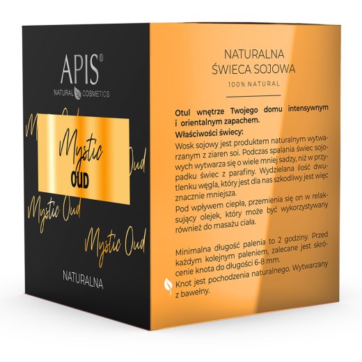 Mystic Oud Świeca bok