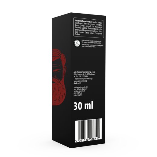 Olejek do pielęgnacji brody zestaw tył