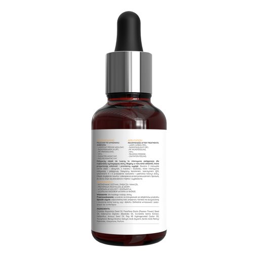 Regenerujący olejek z witaminą A tył