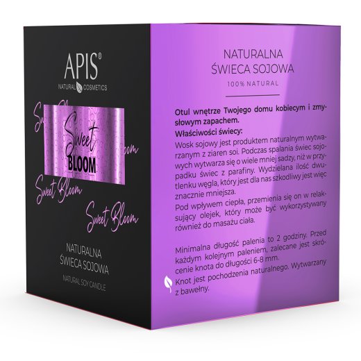 Sweet Bloom Świeca bok 08.23