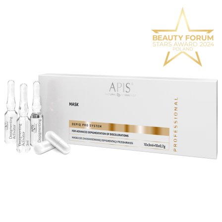 Maska do zaawansowanej depigmentacji opakowanie przód nagroda